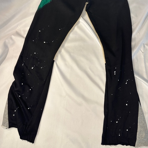Gallery Dept Joggers Black Paint Splatter Sweatpants Mens Size Large - Picture 3 of 4